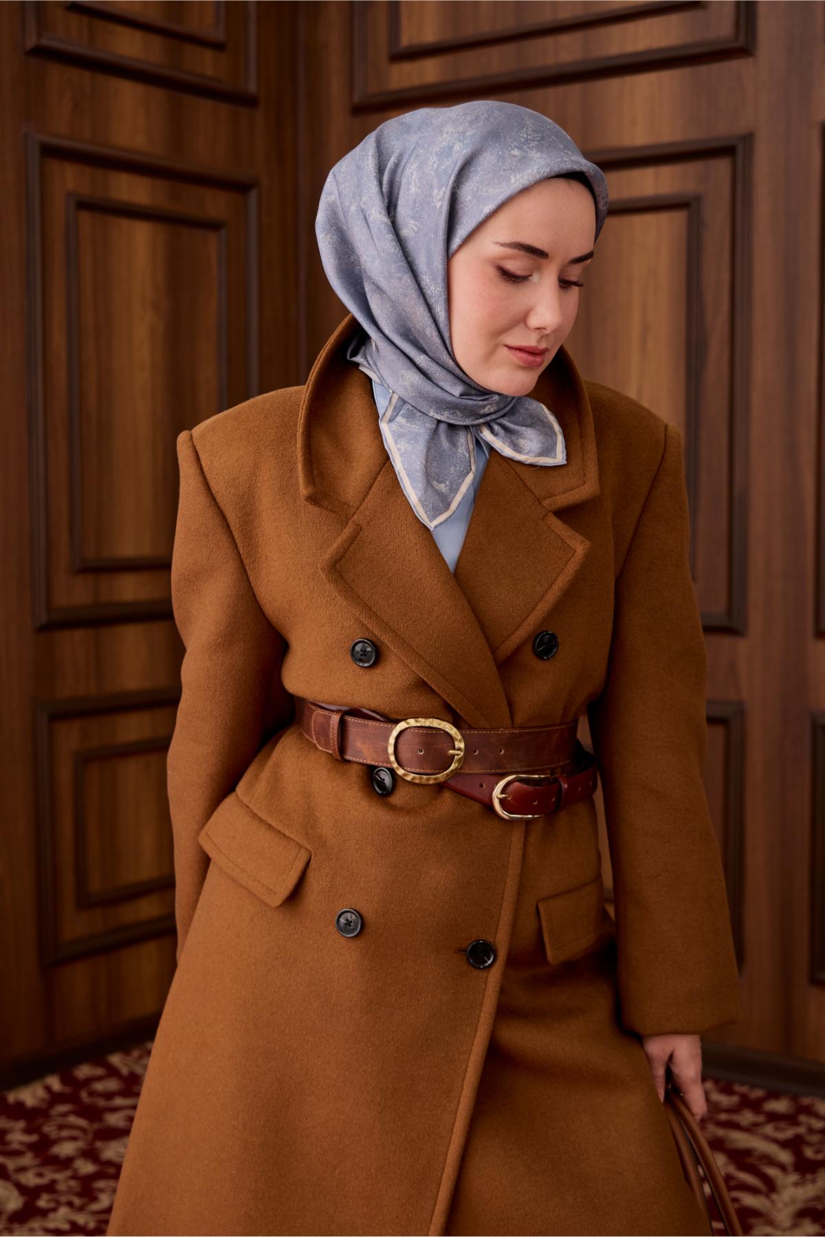 Yeni Sezon Twill İpek Eşarp 11487-02 - İthalesarponline.com - Yeni Sezon Twill İpek Eşarp - Silk Home