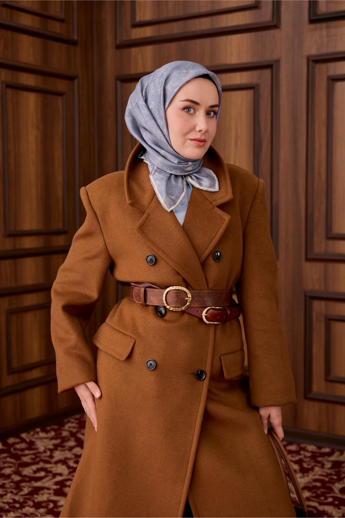 Yeni Sezon Twill İpek Eşarp 11487-02 - İthalesarponline.com - Yeni Sezon Twill İpek Eşarp - Silk Home