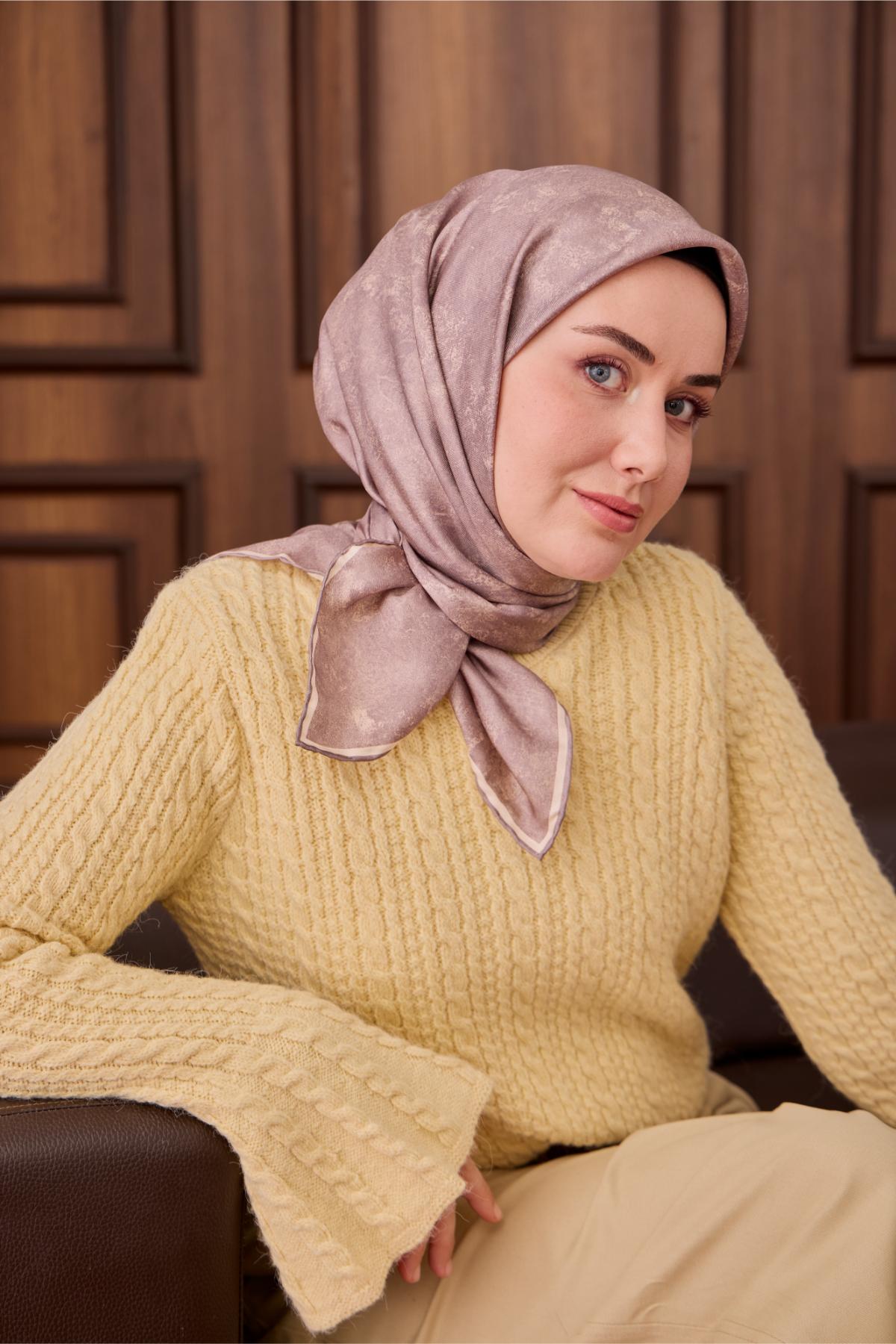 Yeni Sezon Twill İpek Eşarp 11487-40 - İthalesarponline.com - Yeni Sezon Twill İpek Eşarp - Silk Home