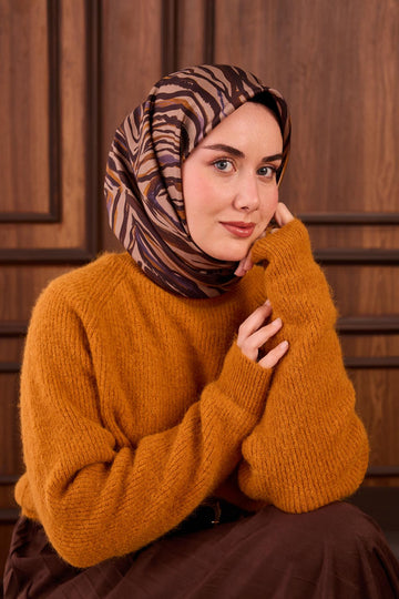 Yeni Sezon Twill İpek Eşarp 11495-24 - İthalesarponline.com - Yeni Sezon Twill İpek Eşarp - Silk Home