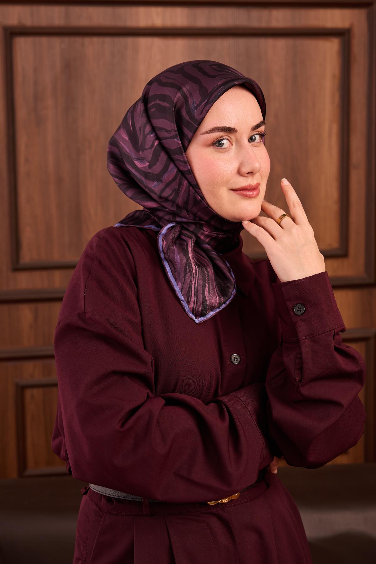 Yeni Sezon Twill İpek Eşarp 11495-28 - İthalesarponline.com - Yeni Sezon Twill İpek Eşarp - Silk Home