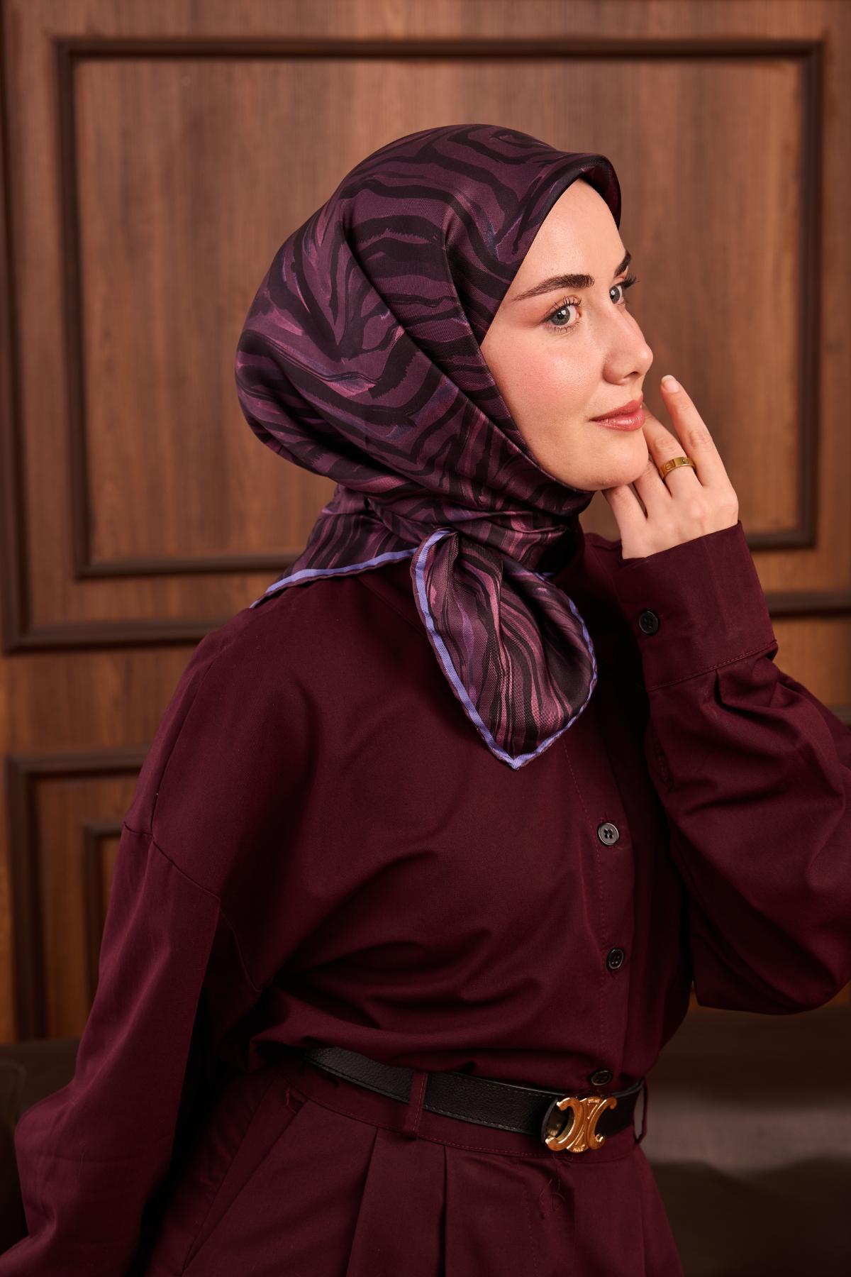 Yeni Sezon Twill İpek Eşarp 11495-28 - İthalesarponline.com - Yeni Sezon Twill İpek Eşarp - Silk Home