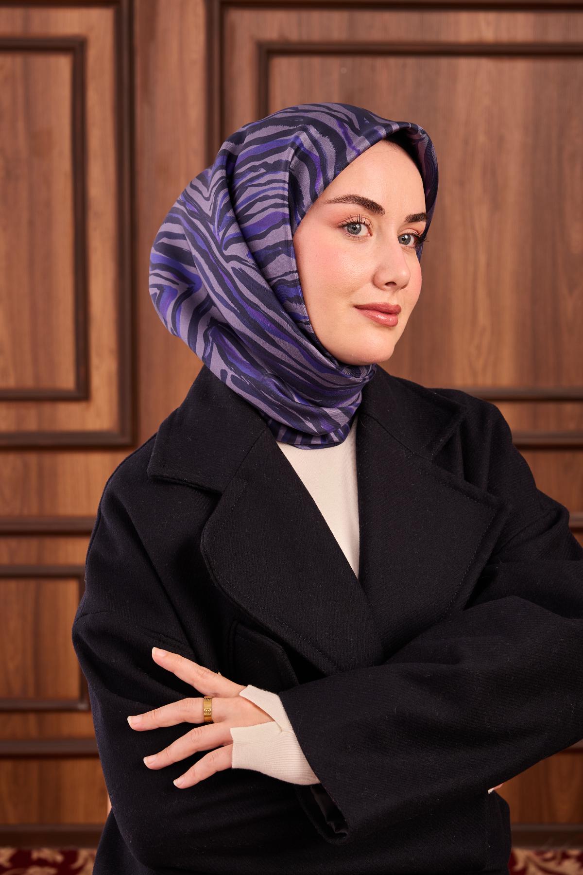 Yeni Sezon Twill İpek Eşarp 11495-33 - İthalesarponline.com - Yeni Sezon Twill İpek Eşarp - Silk Home