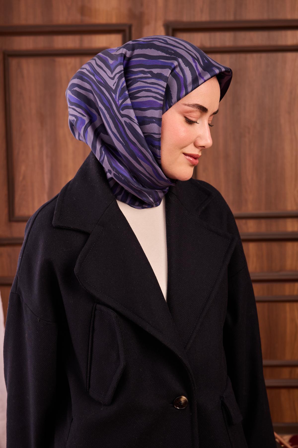 Yeni Sezon Twill İpek Eşarp 11495-33 - İthalesarponline.com - Yeni Sezon Twill İpek Eşarp - Silk Home