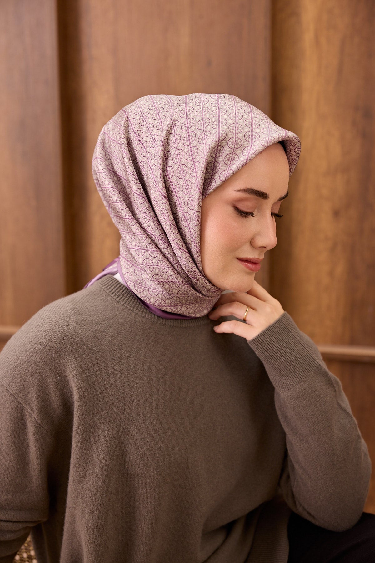 Silk Home Twill İpek Eşarp Mono Eşarp 11532-07