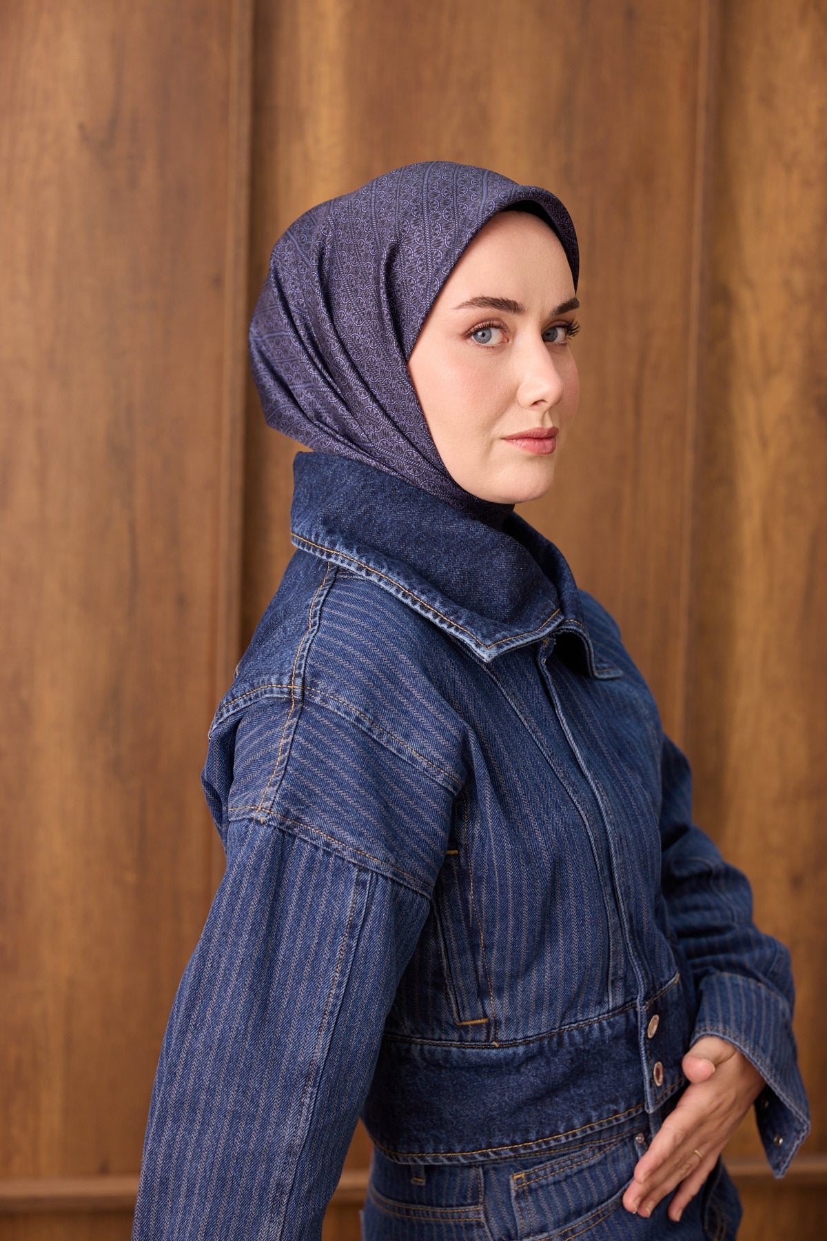 Silk Home Twill İpek Eşarp Mono Eşarp 11532-11