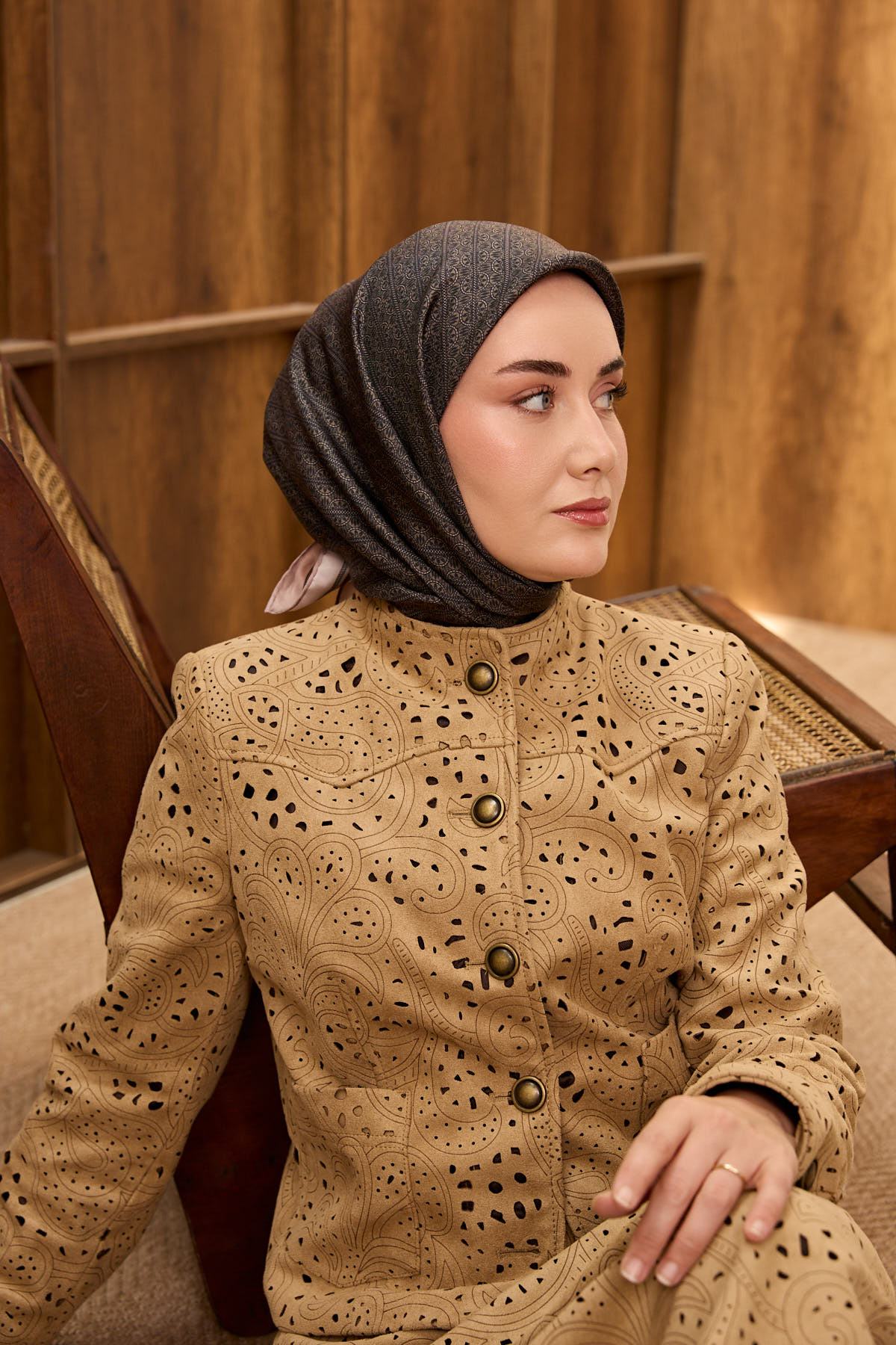 Silk Home Twill İpek Eşarp Mono Eşarp 11532-13