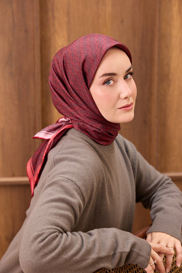 Silk Home Twill İpek Eşarp Mono Eşarp 11532-16