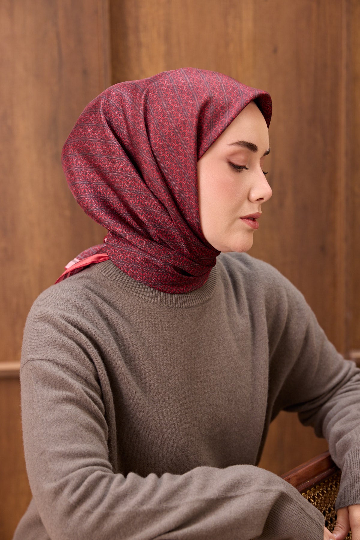 Silk Home Twill İpek Eşarp Mono Eşarp 11532-16