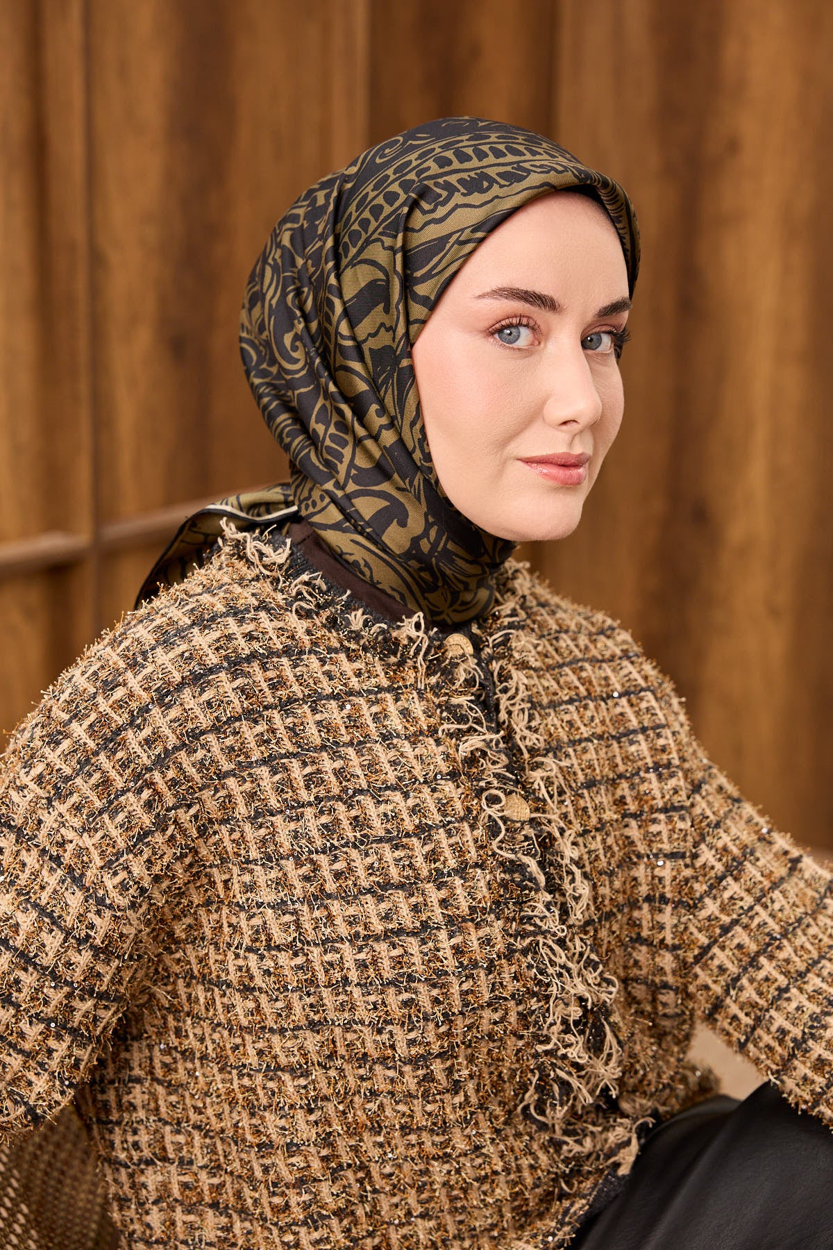 Silk Home Twill İpek Eşarp Mandala  11535-01