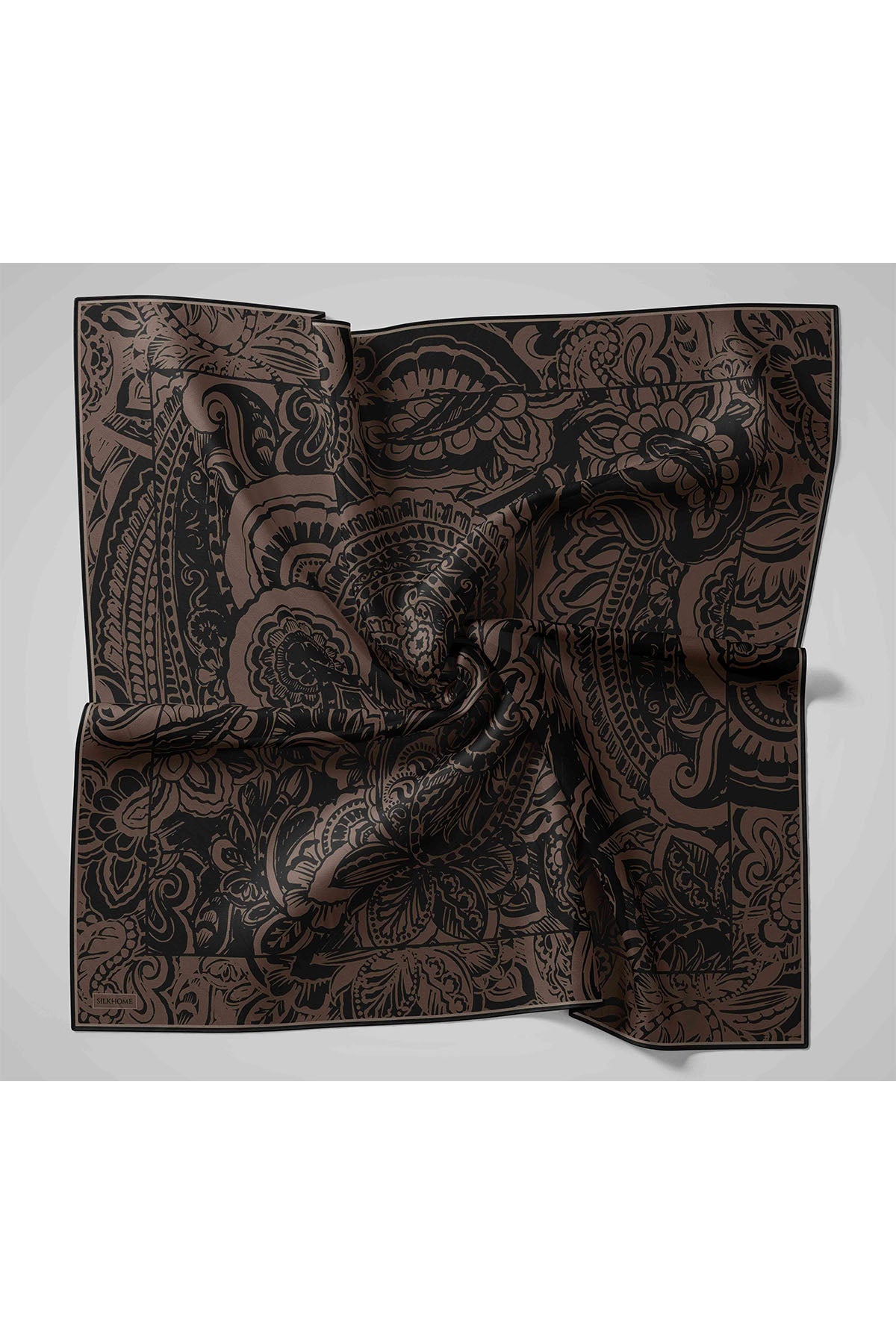 Silk Home Twill İpek Eşarp Mandala  11535-01