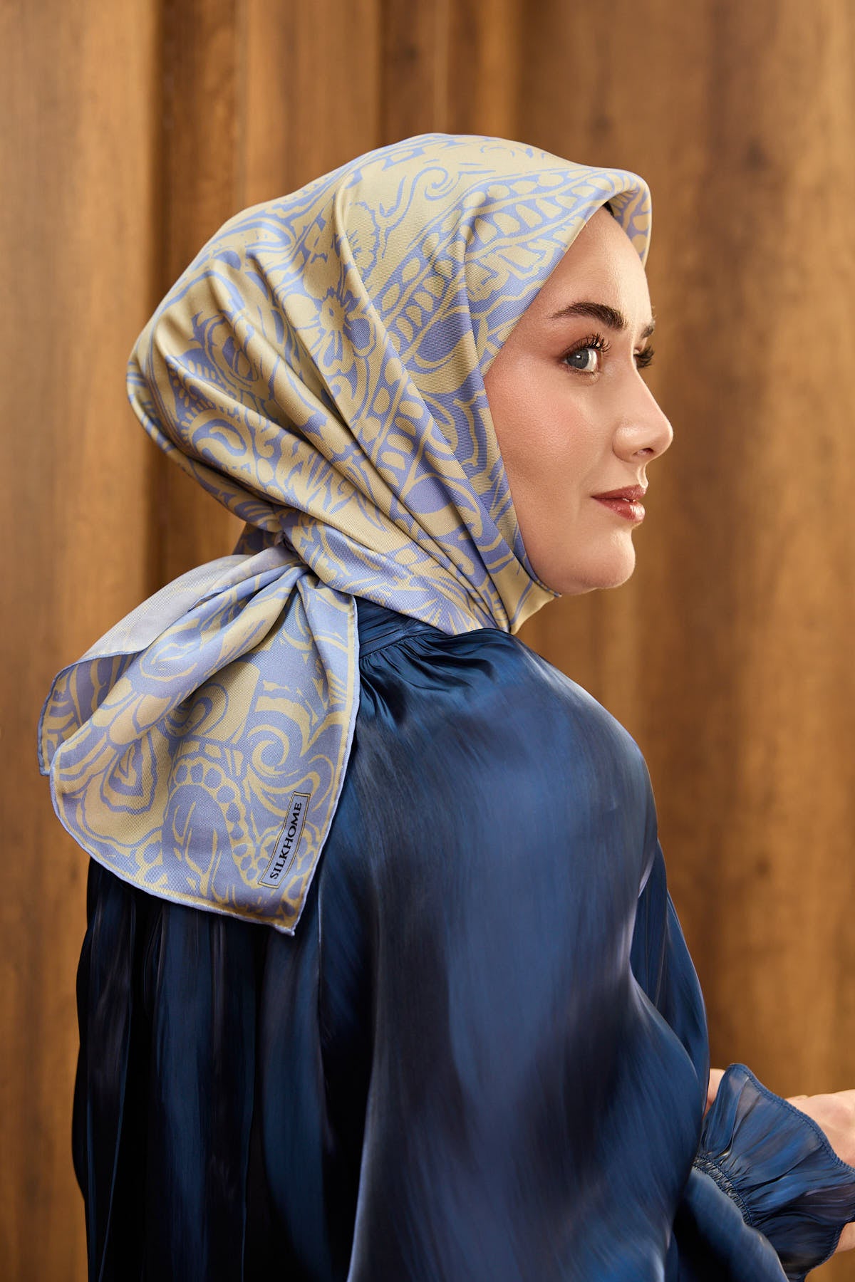 Silk Home Twill İpek Eşarp Mandala  11535-04