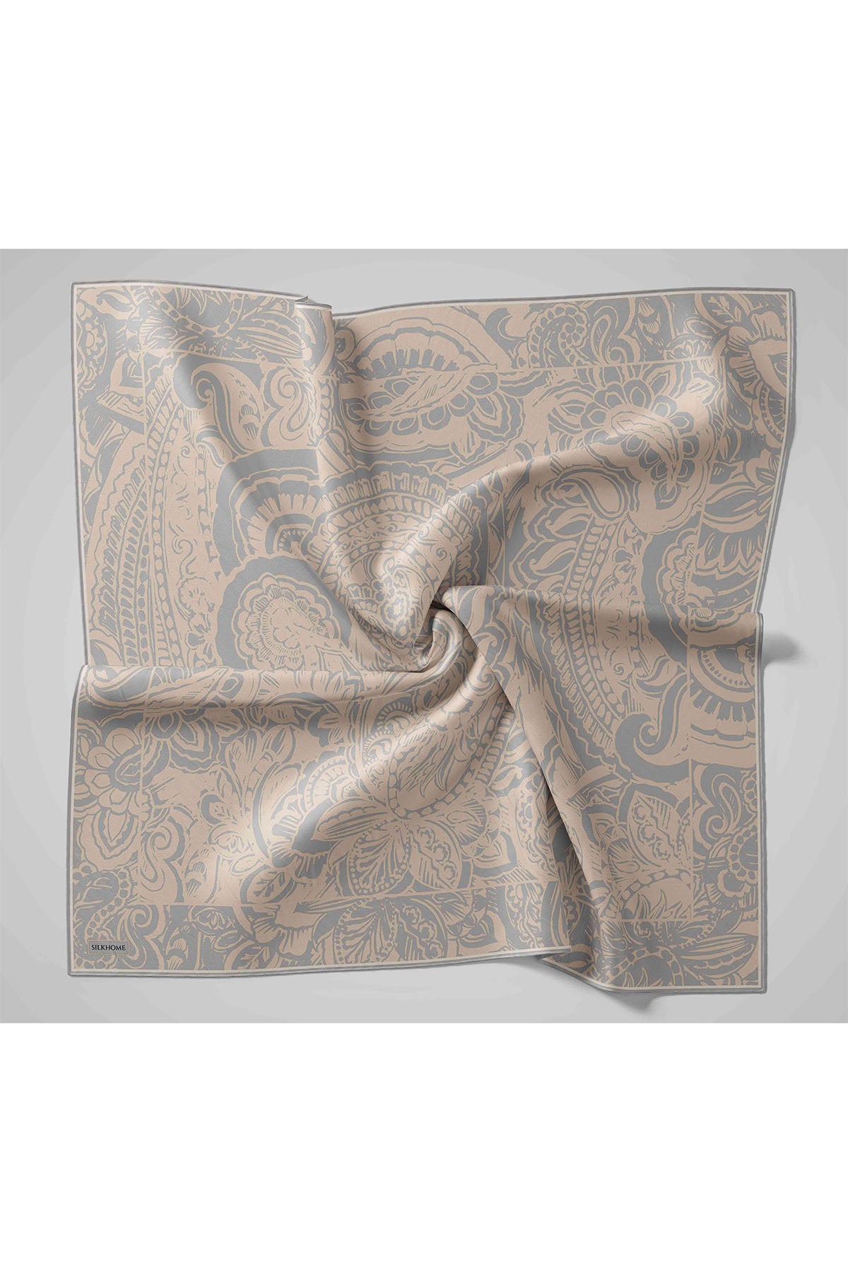 Silk Home Twill İpek Eşarp Mandala  11535-04