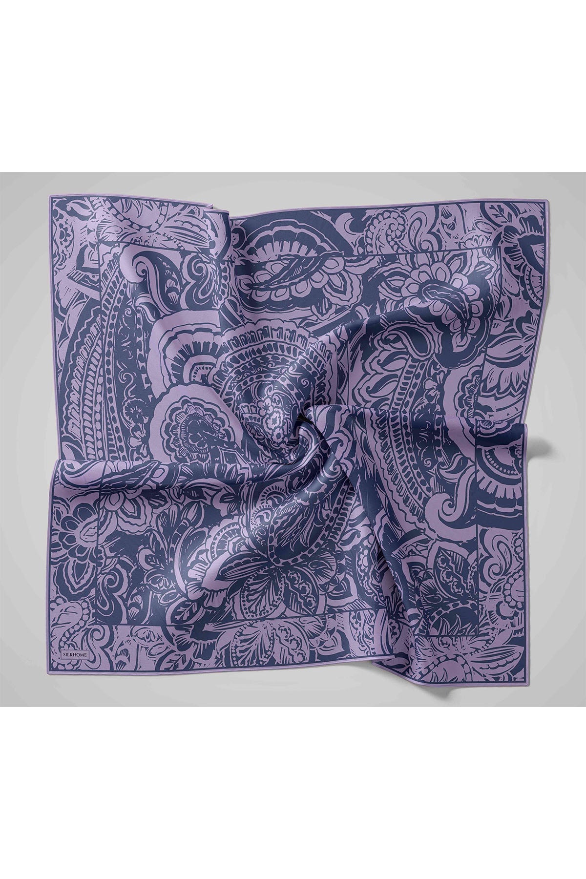 Silk Home Twill İpek Eşarp Mandala  11535-10