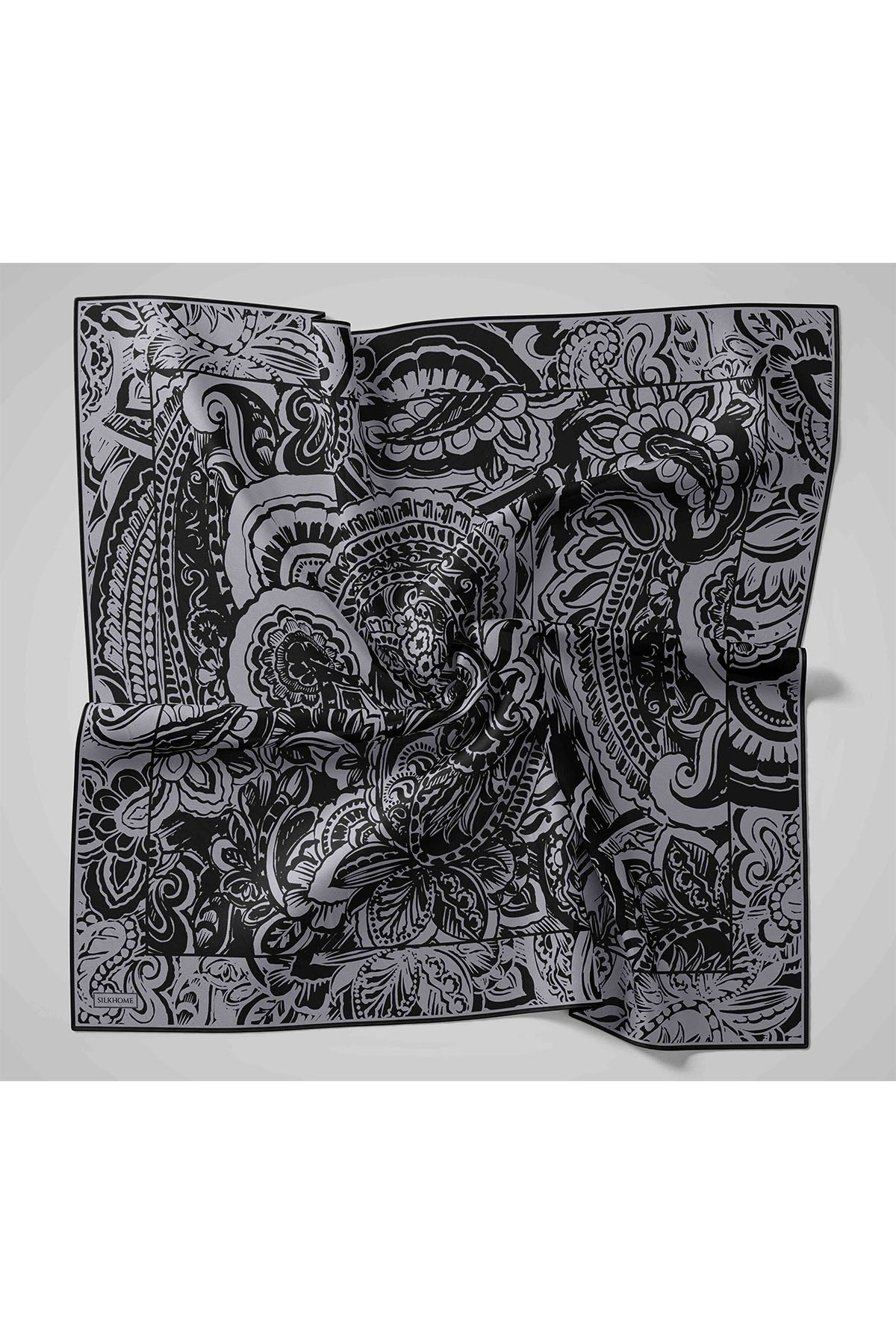 Silk Home Twill İpek Eşarp Mandala  11535-13