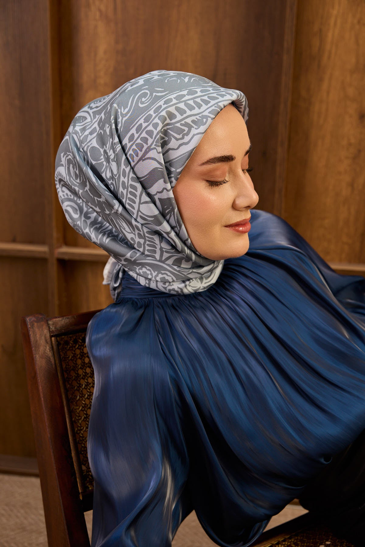 Silk Home Twill İpek Eşarp Mandala  11535-19