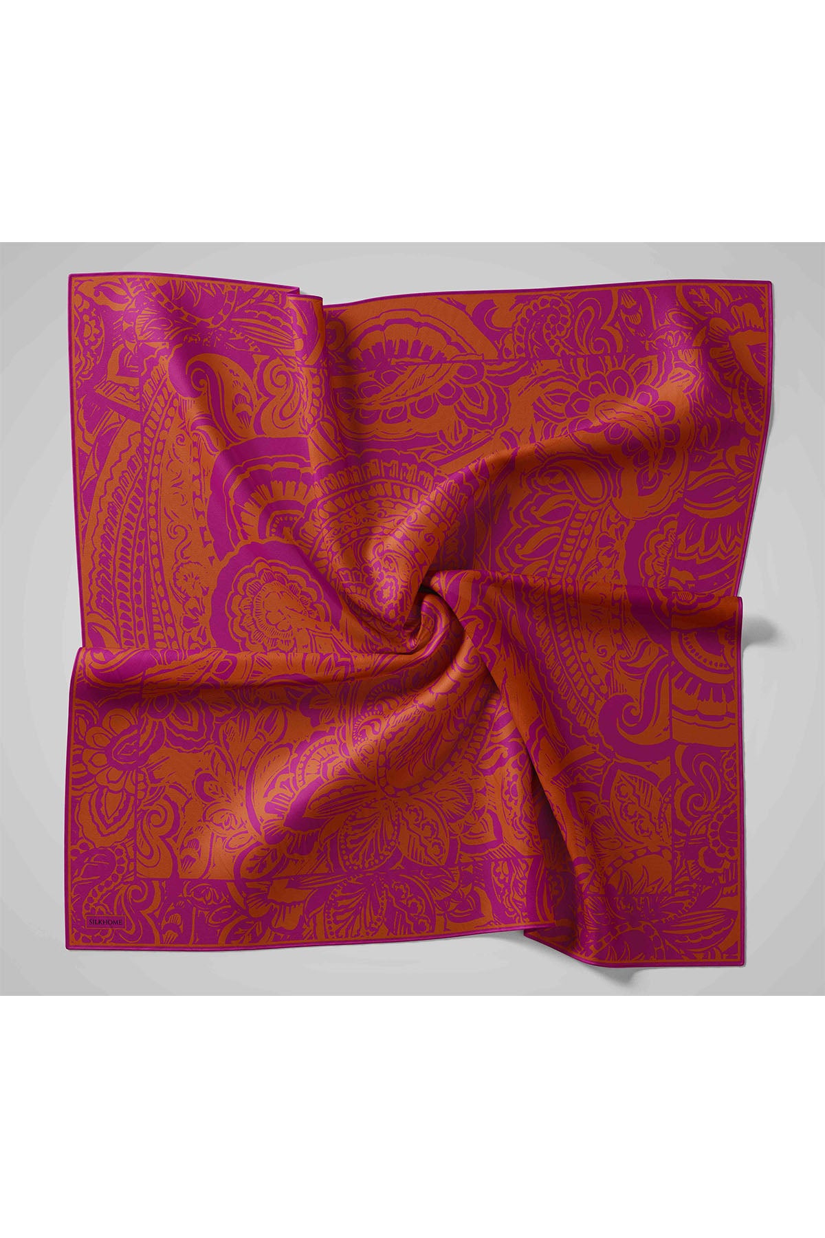 Silk Home Twill İpek Eşarp Mandala  11535-24