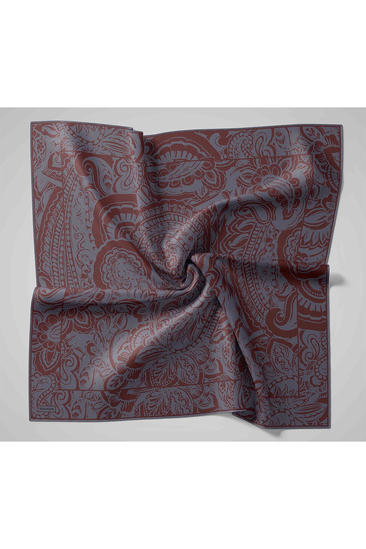 Silk Home Twill İpek Eşarp Mandala  11535-25