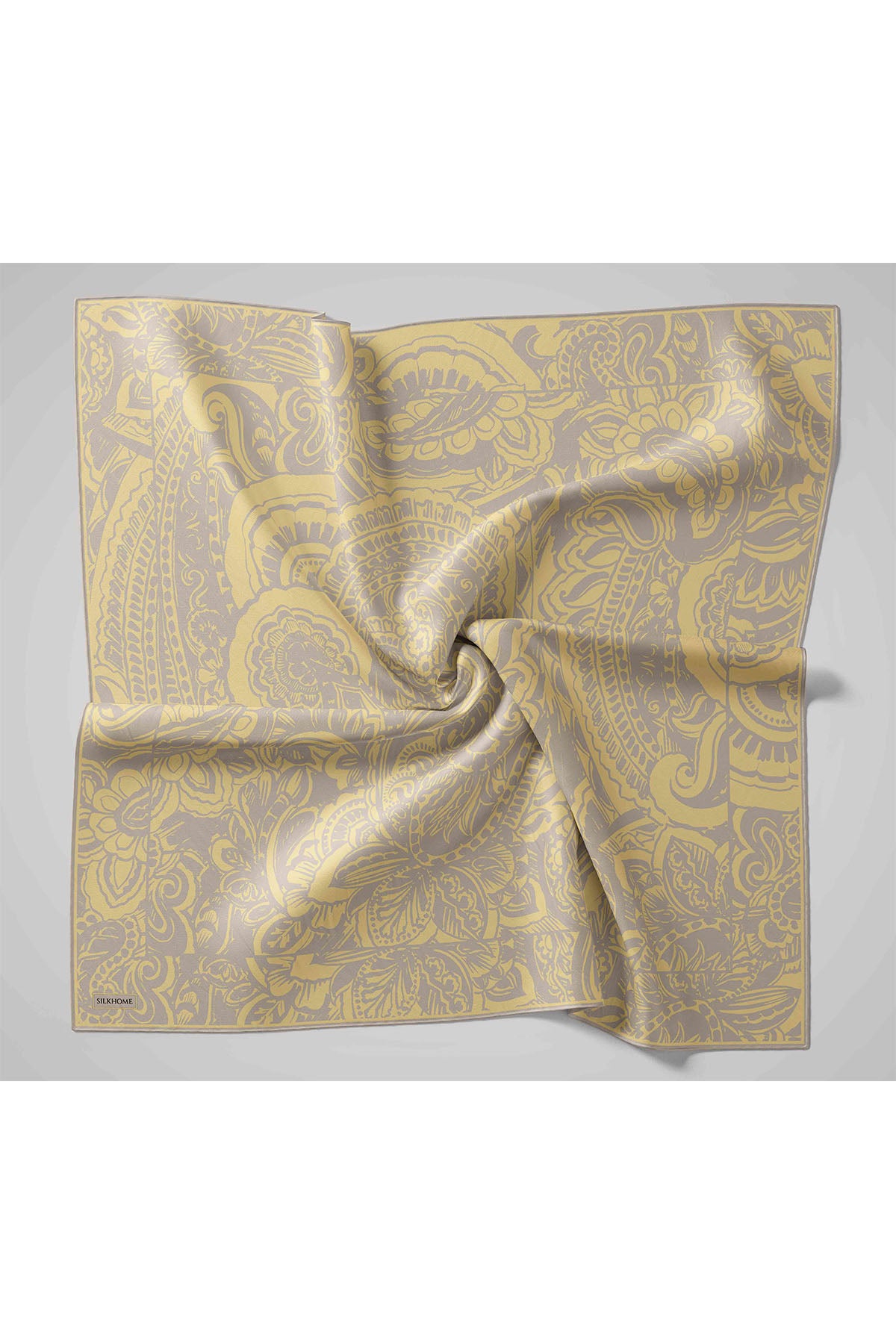 Silk Home Twill İpek Eşarp Mandala  11535-28