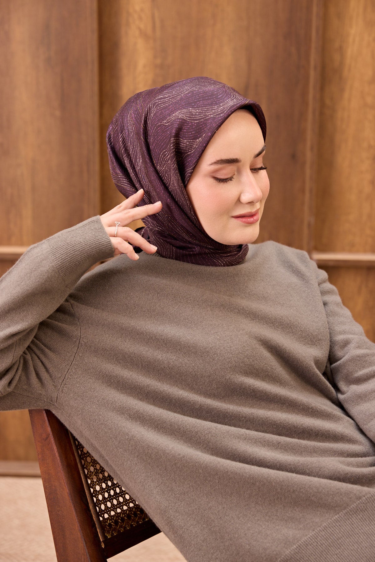 Silk Home Twill İpek Eşarp Minimal Eşarp  11537-02