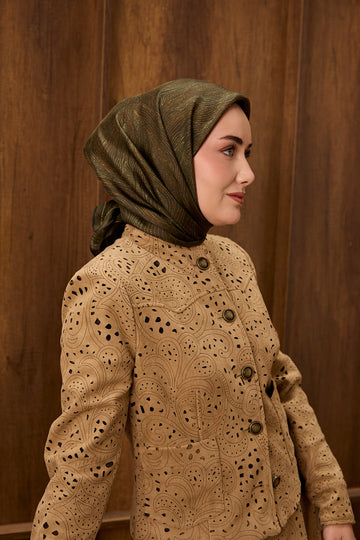 Silk Home Twill İpek Eşarp Minimal Eşarp  11537-11