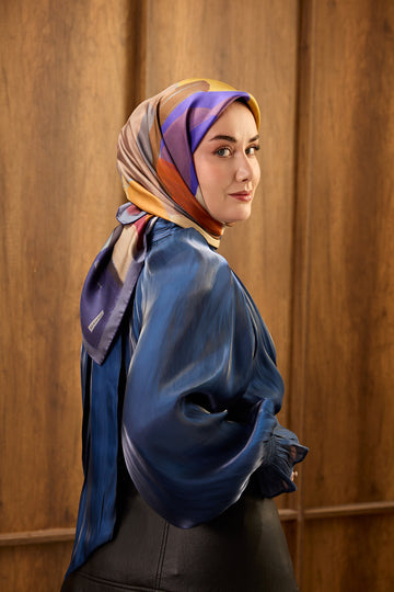 Silk Home Twill İpek Eşarp Painterly  11538-02