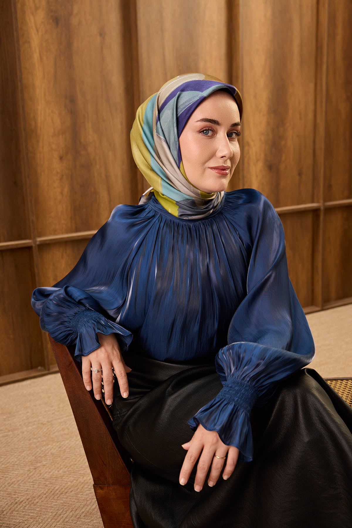 Silk Home Twill İpek Eşarp Painterly  11538-17