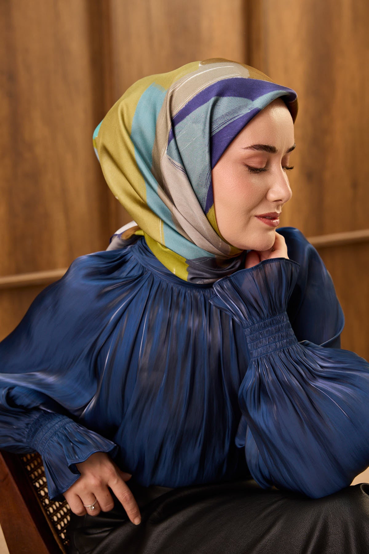 Silk Home Twill İpek Eşarp Painterly  11538-17
