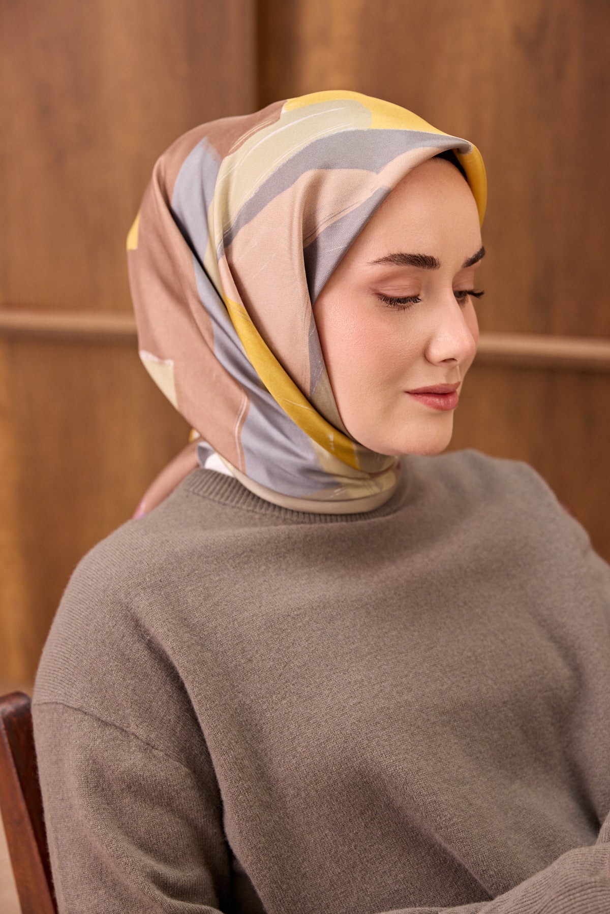 Silk Home Twill İpek Eşarp Painterly  11538-18