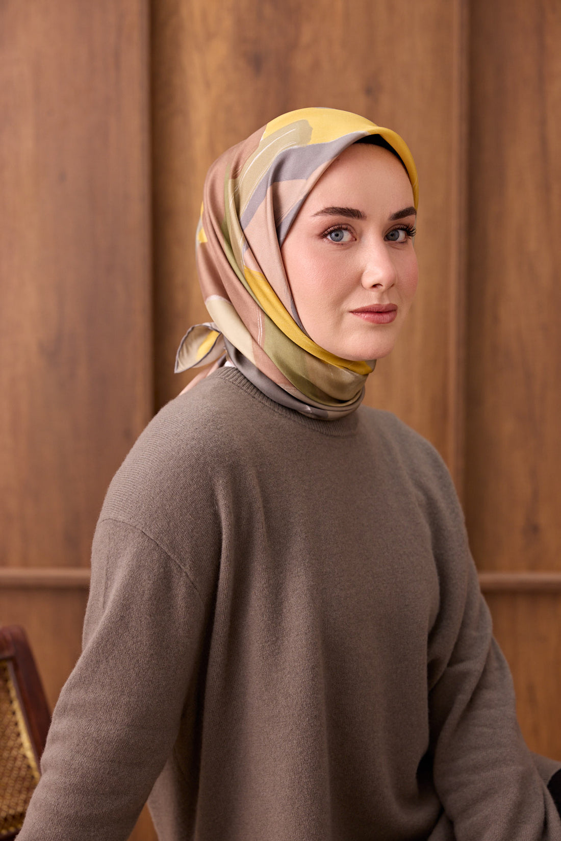 Silk Home Twill İpek Eşarp Painterly  11538-19
