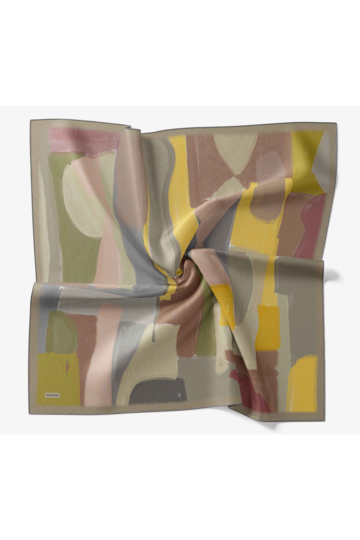Silk Home Twill İpek Eşarp Painterly  11538-19