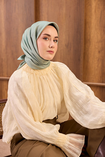 Silk Home Twill İpek Eşarp Fluid Lines 11550-01