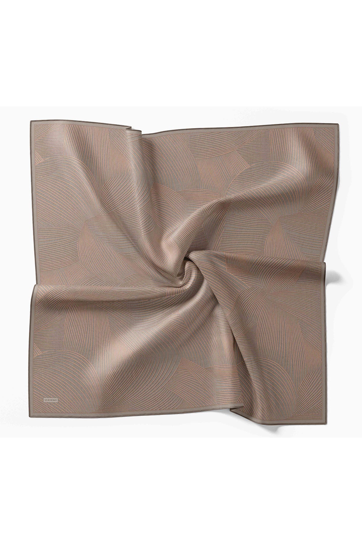 Silk Home Twill İpek Eşarp Fluid Lines 11550-05