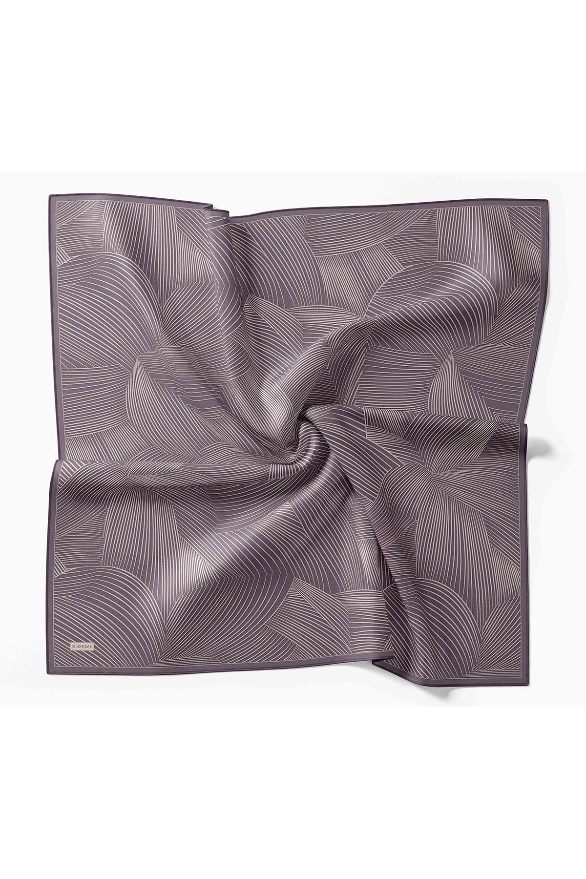 Silk Home Twill İpek Eşarp Fluid Lines 11550-06