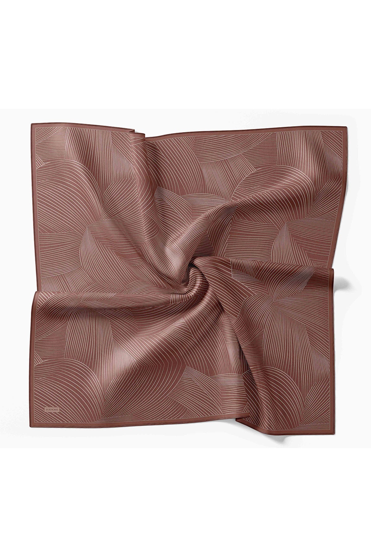 Silk Home Twill İpek Eşarp Fluid Lines 11550-09