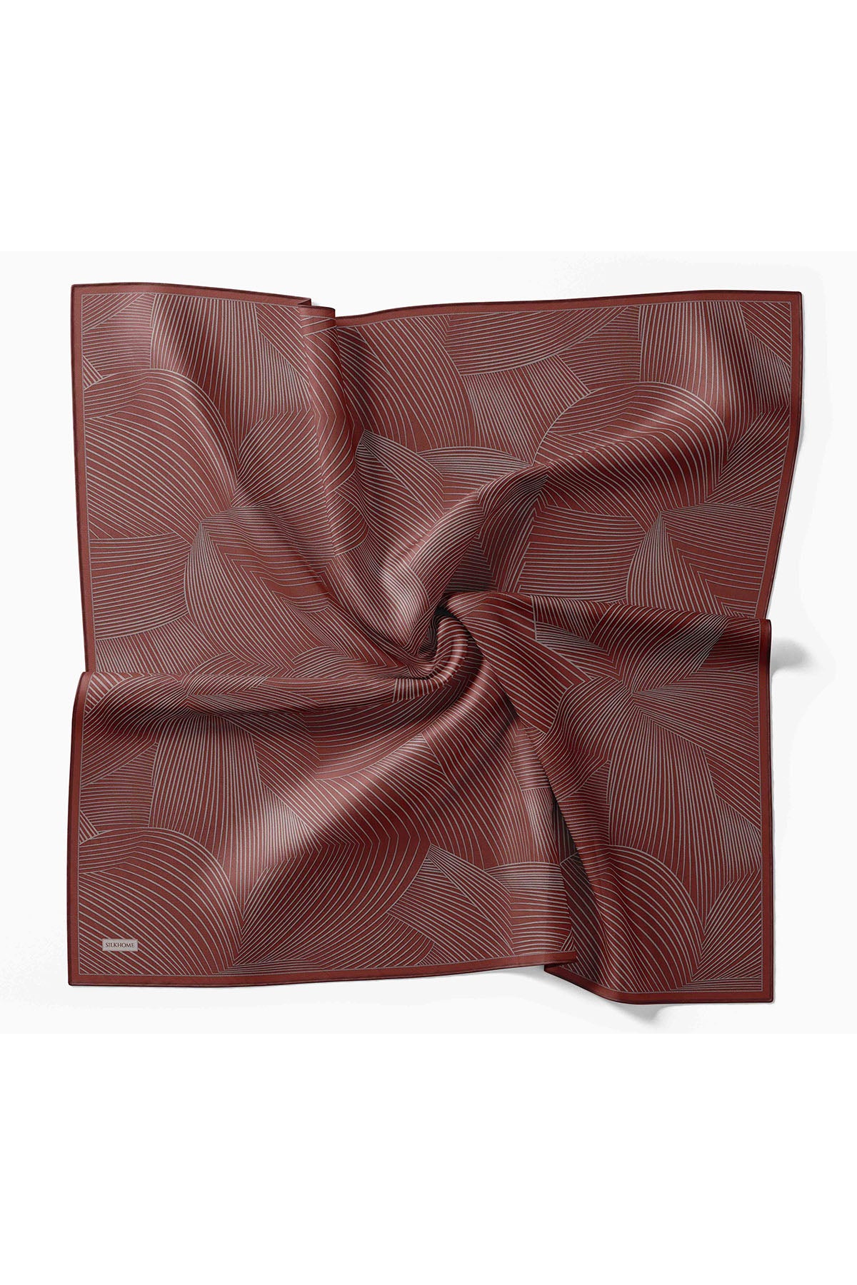 Silk Home Twill İpek Eşarp Fluid Lines 11550-10