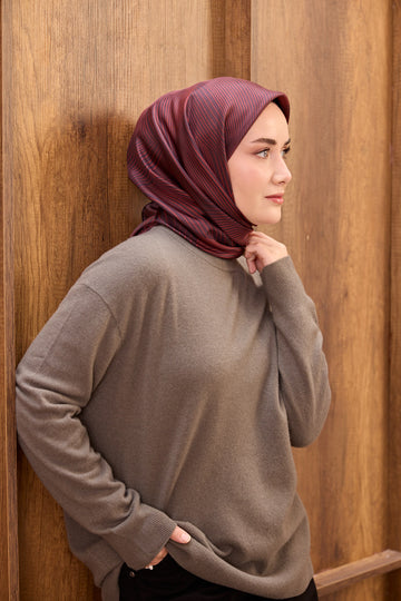 Silk Home Twill İpek Eşarp Fluid Lines 11550-12