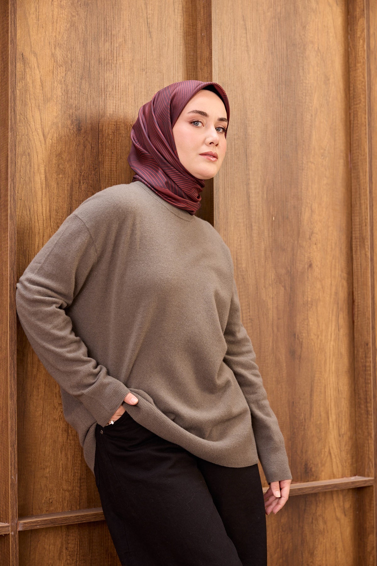 Silk Home Twill İpek Eşarp Fluid Lines 11550-12