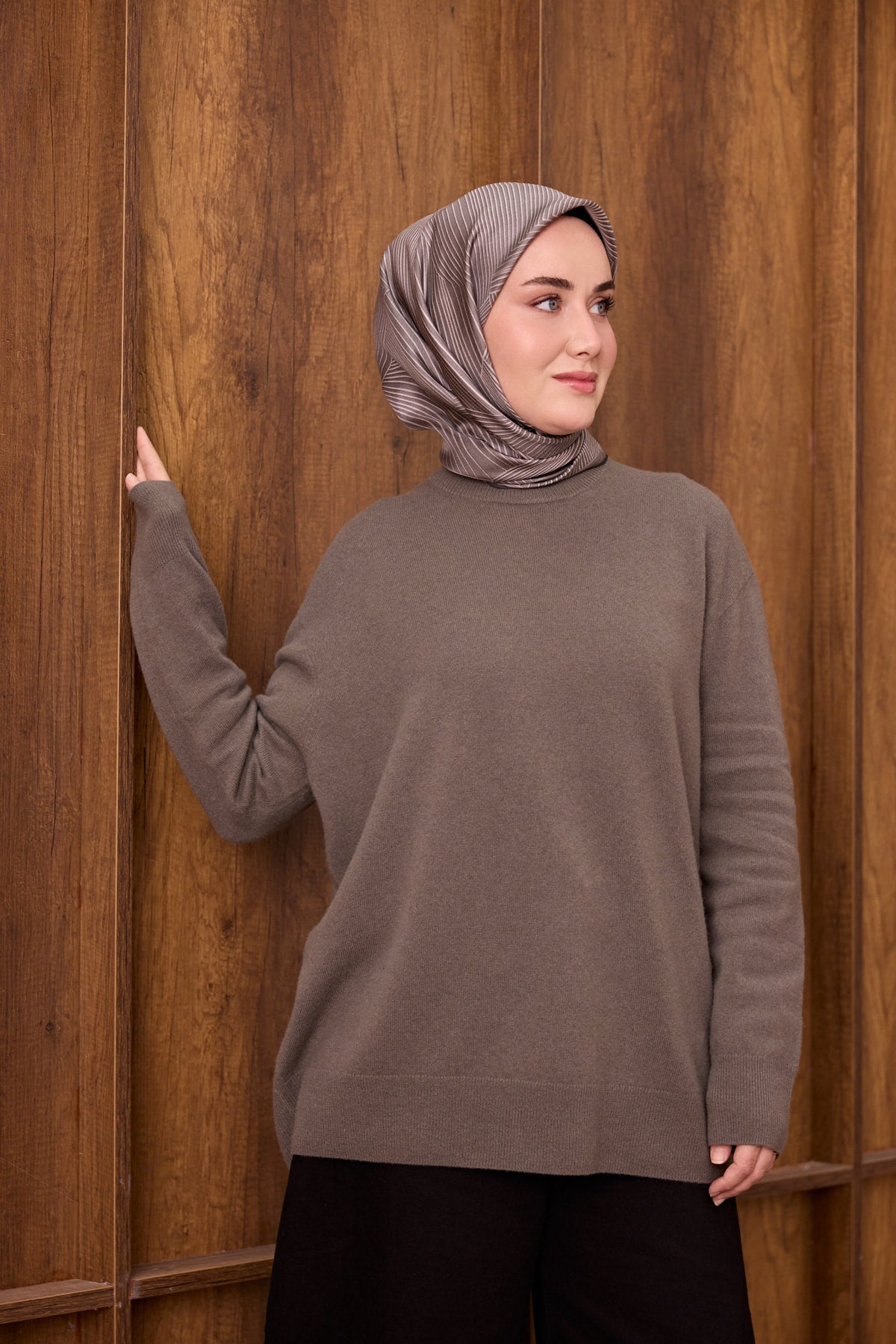 Silk Home Twill İpek Eşarp Fluid Lines 11550-16