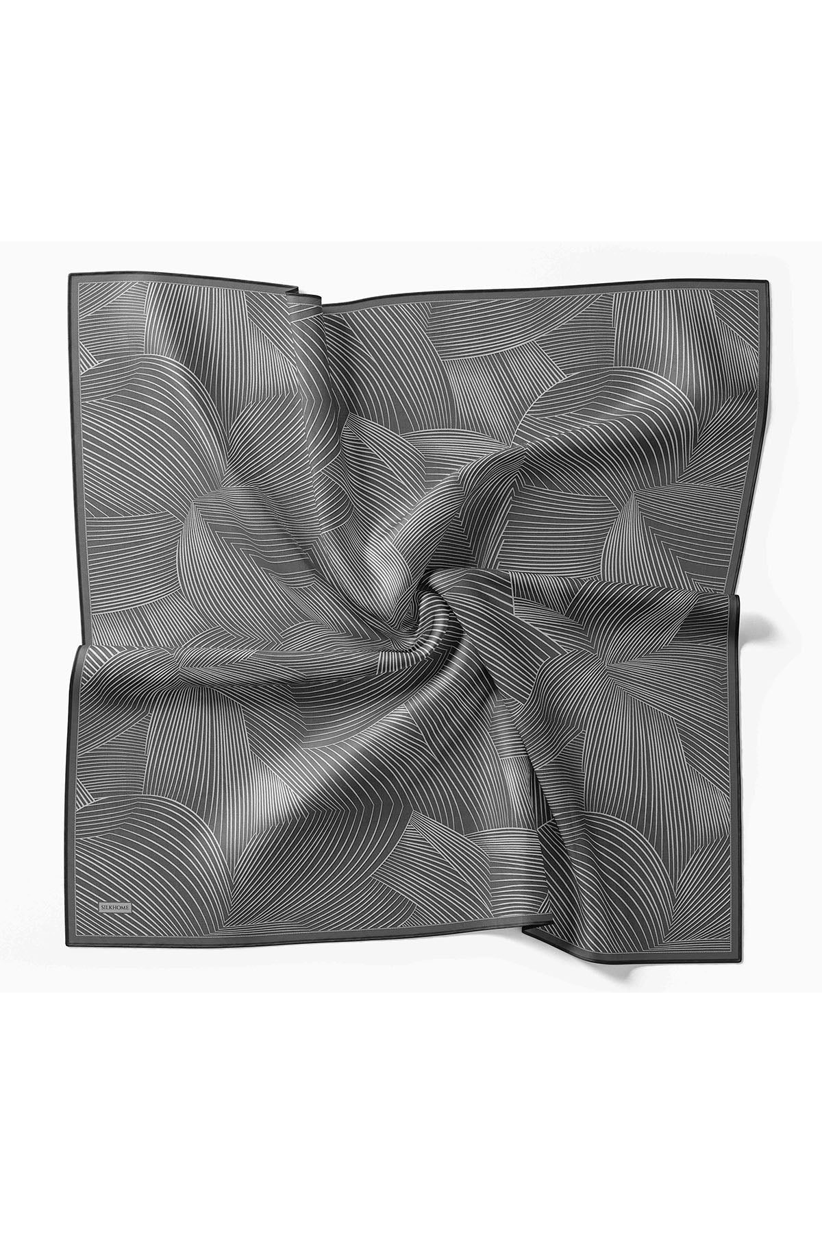 Silk Home Twill İpek Eşarp Fluid Lines 11550-17