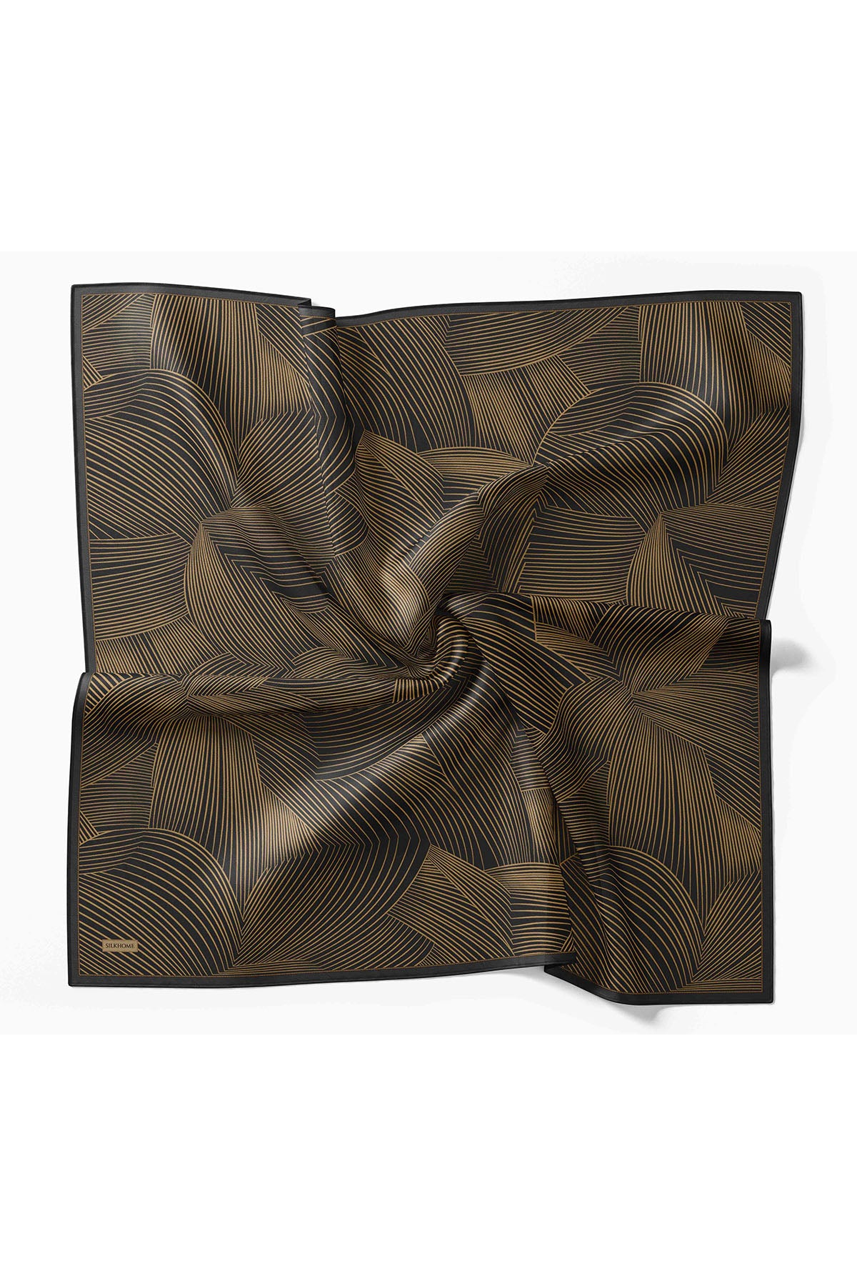 Silk Home Twill İpek Eşarp Fluid Lines 11550-18