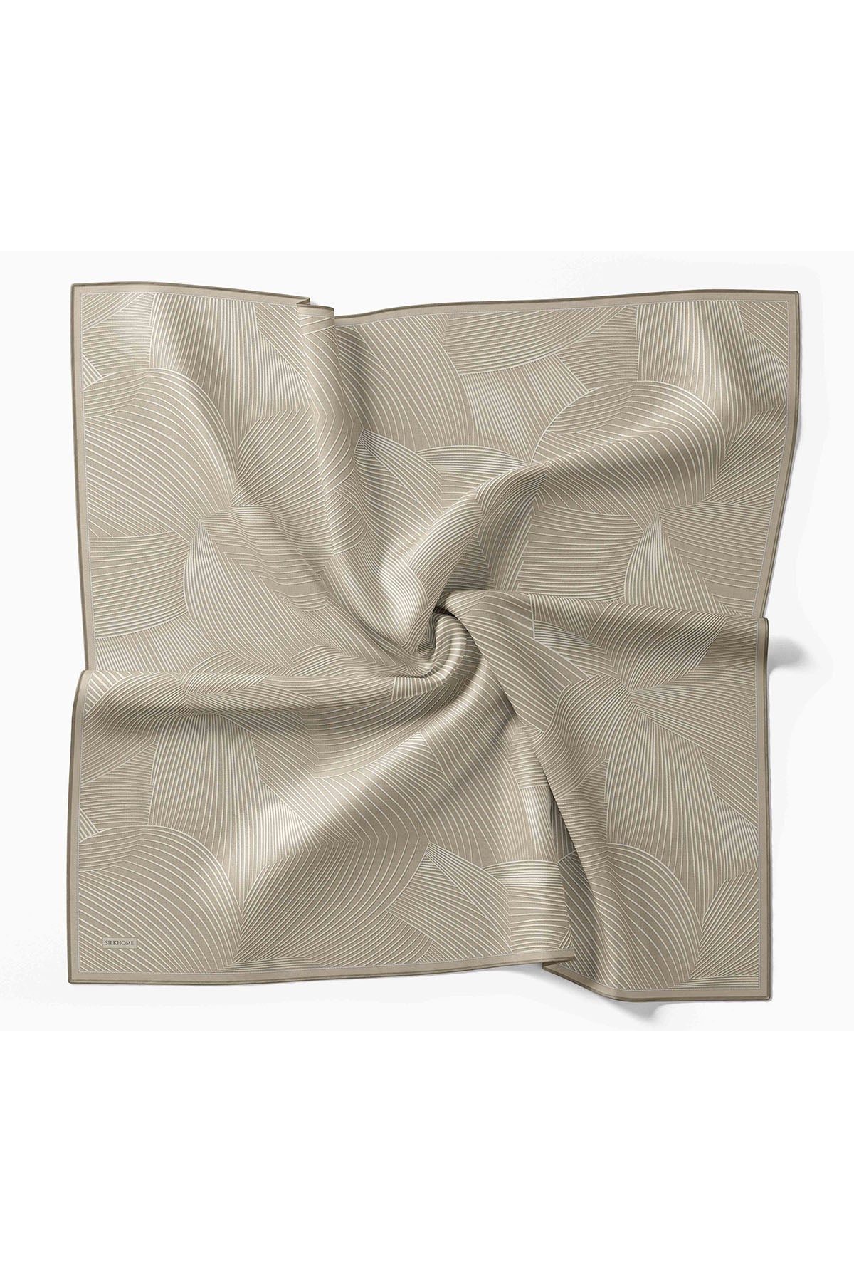 Silk Home Twill İpek Eşarp Fluid Lines 11550-24