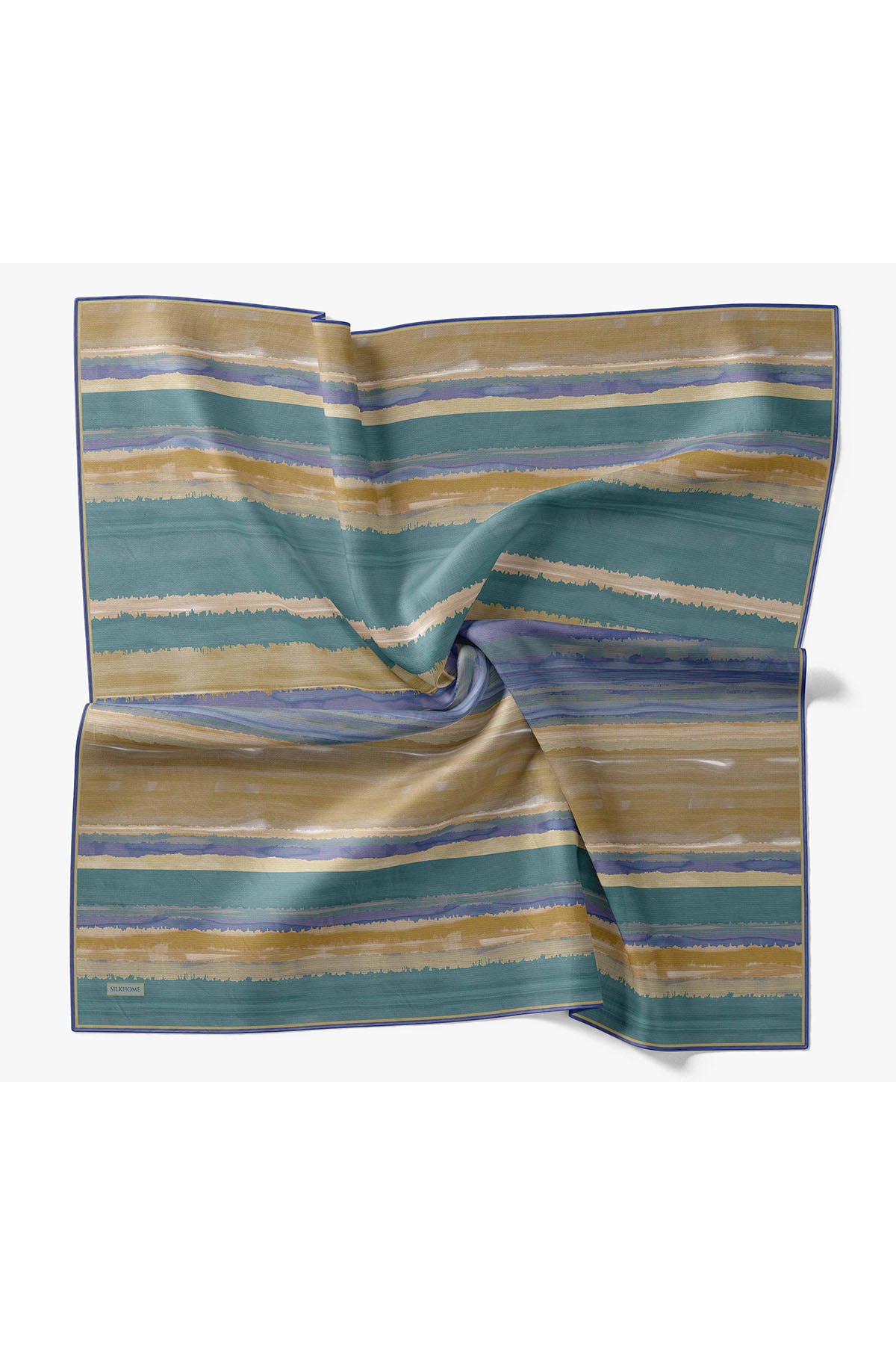 Silk Home Twill İpek Eşarp Fluid Lines 11551-07