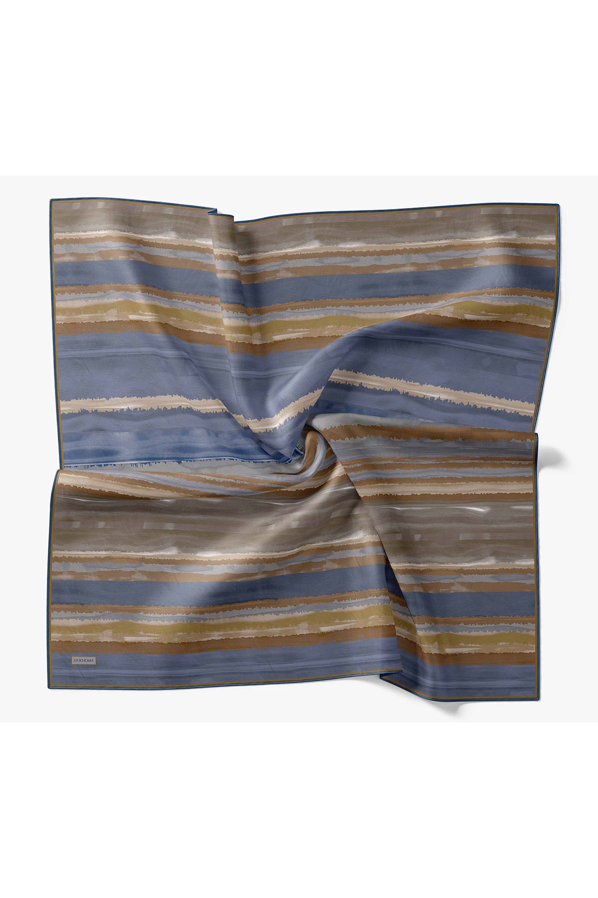 Silk Home Twill İpek Eşarp Fluid Lines 11551-08