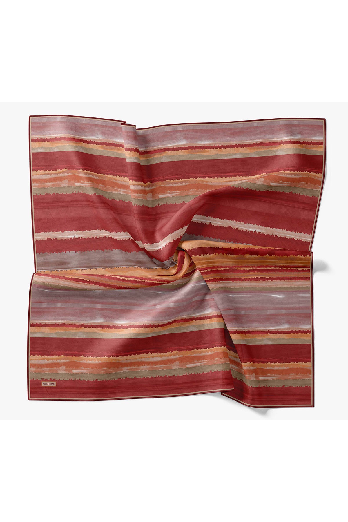 Silk Home Twill İpek Eşarp Fluid Lines 11551-10