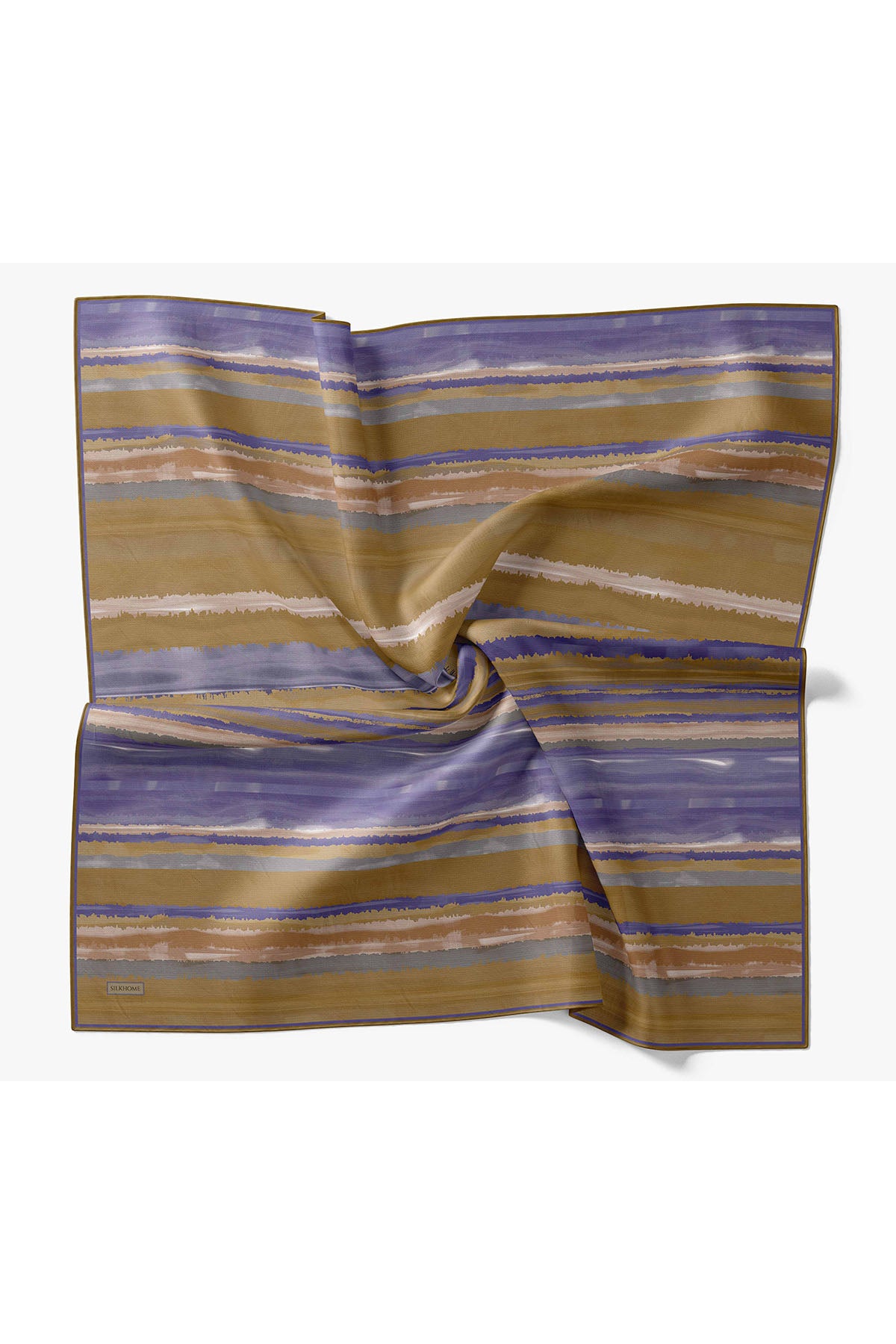 Silk Home Twill İpek Eşarp Fluid Lines 11551-12