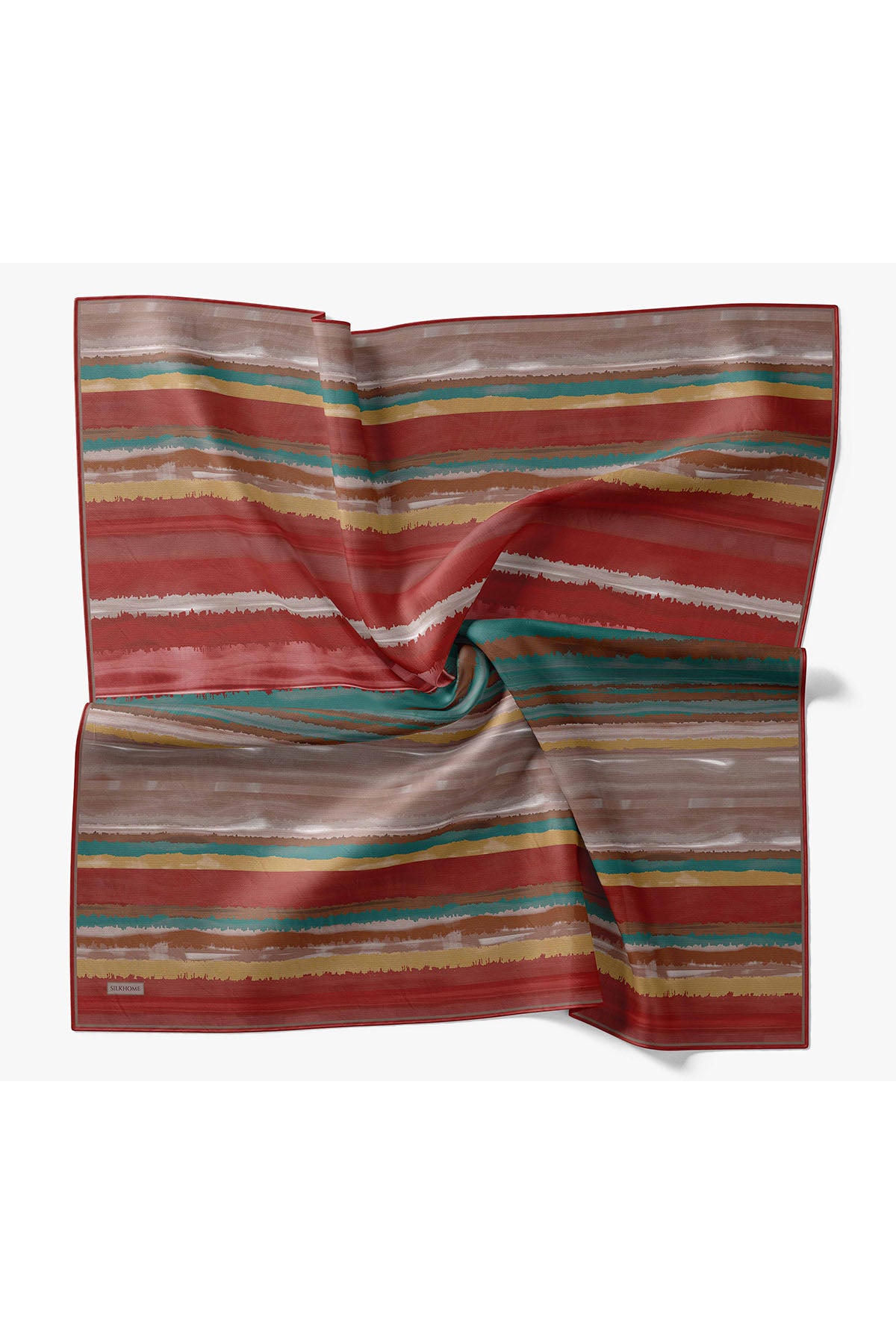 Silk Home Twill İpek Eşarp Fluid Lines 11551-17
