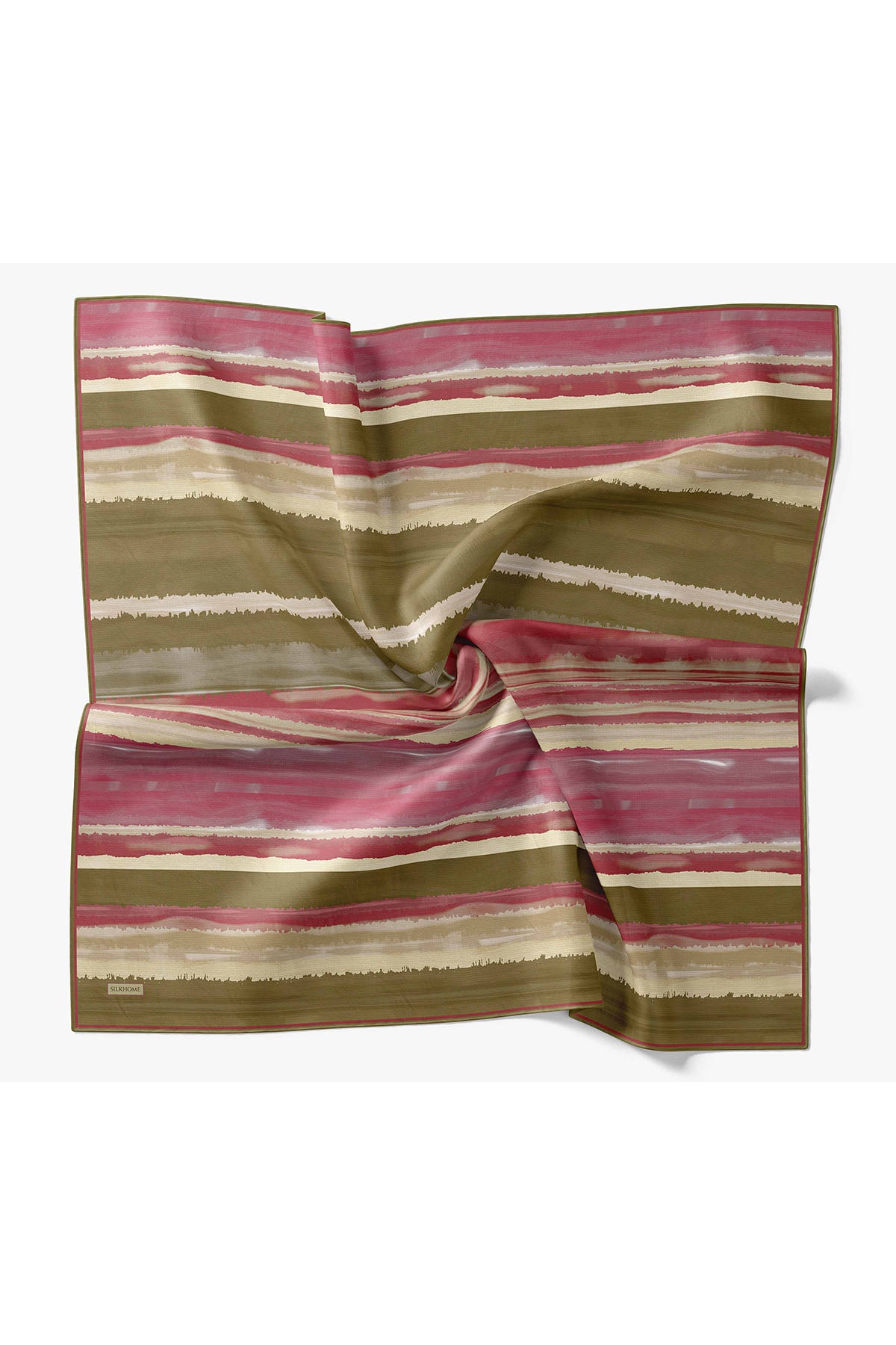 Silk Home Twill İpek Eşarp Fluid Lines 11551-20