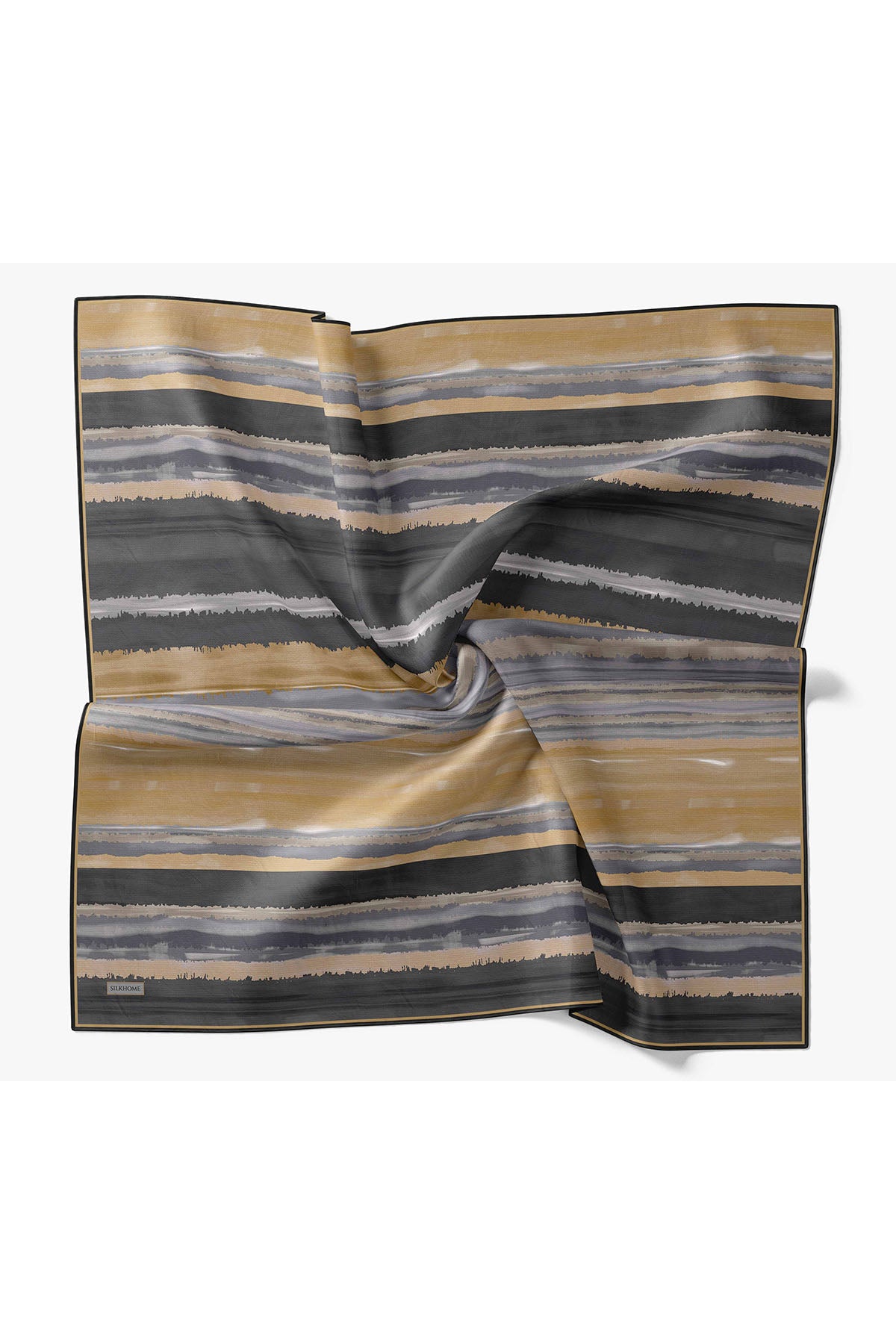 Silk Home Twill İpek Eşarp Fluid Lines 11551-21