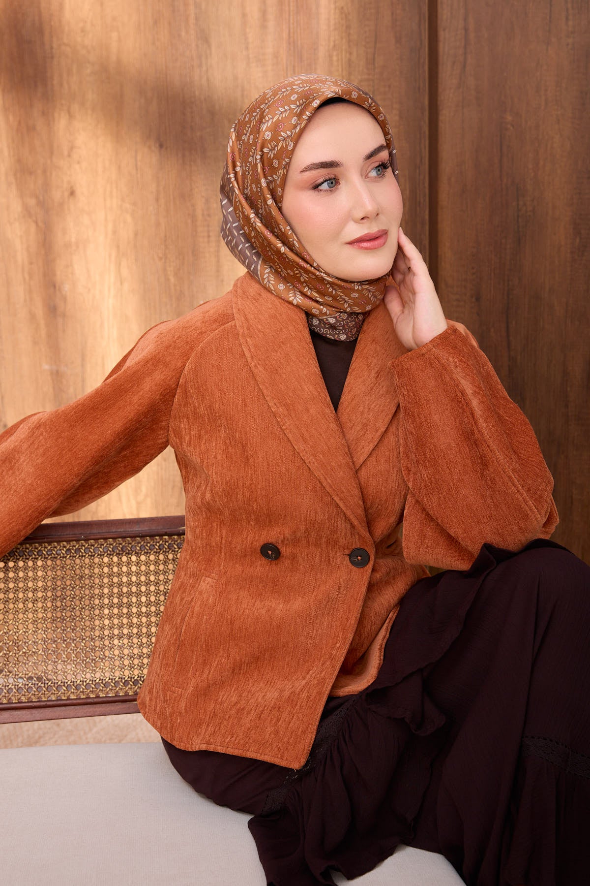 Silk Home Twill İpek Eşarp Mihenk 11554-21